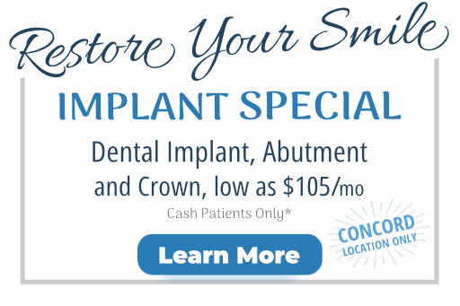 Dental Implant, Abutment, and Crown for as low as $105/mo (Cash Patients Only*)